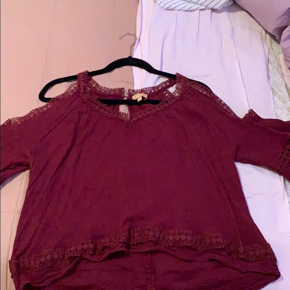 Red blouse